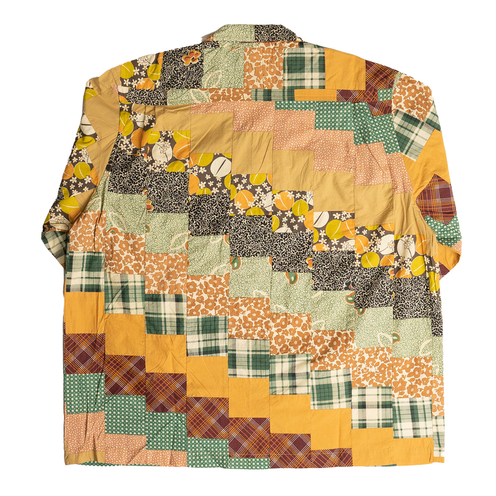 BODE Diagonal Square Patchwork Shirt In Multi - CNTRBND