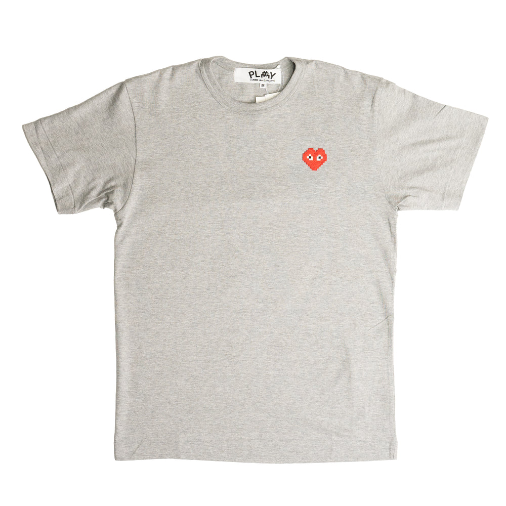 COMME DES GARCONS PLAY Classic T-Shirt In Grey - CNTRBND