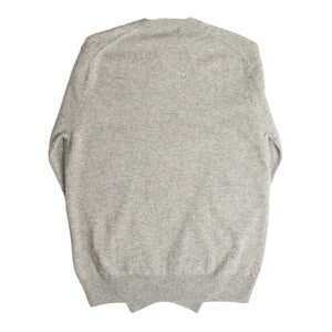 
                
                    Load image into Gallery viewer, COMME DES GARCONS PLAY V-Neck Pullover In Grey - CNTRBND
                
            