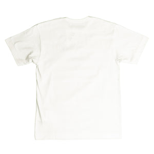 
                
                    Load image into Gallery viewer, COMME DES GARCONS PLAY Blue Heart T-Shirt In White - CNTRBND
                
            