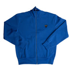 COMME DES GARCONS PLAY Big Heart Track Top In Navy - CNTRBND