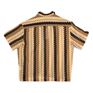 
                
                    Load image into Gallery viewer, CMMN SWDN Ture Wave Shirt In Brown - CNTRBND
                
            