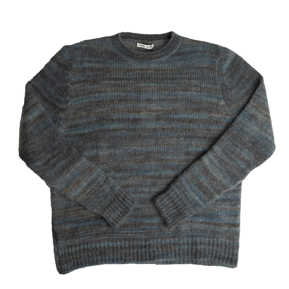 CMMN SWDN Sigge Mohair Jumper In Blue - CNTRBND