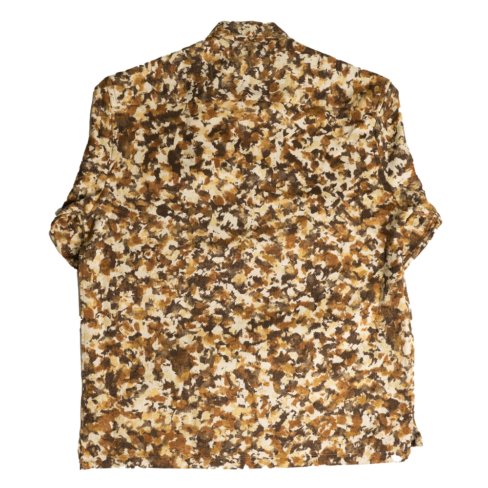 
                
                    Load image into Gallery viewer, CMMN SWDN Arlo Printed Shirt In Brown - CNTRBND
                
            