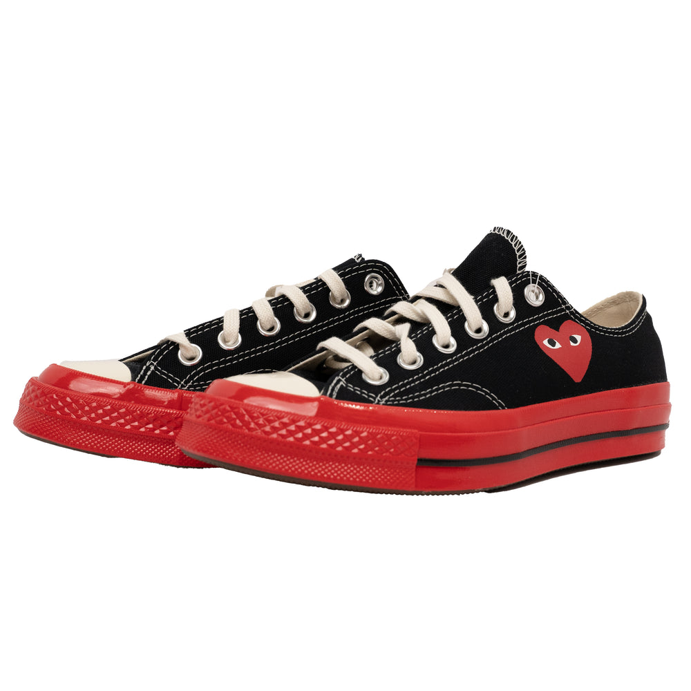 PLAY x Converse Red Sole Low In Black - CNTRBND