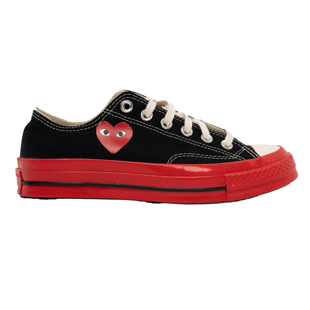 PLAY x Converse Red Sole Low In Black - CNTRBND