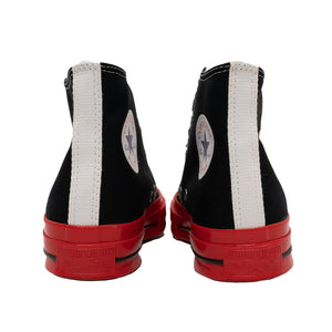 PLAY x Converse Red Sole High In Black - CNTRBND