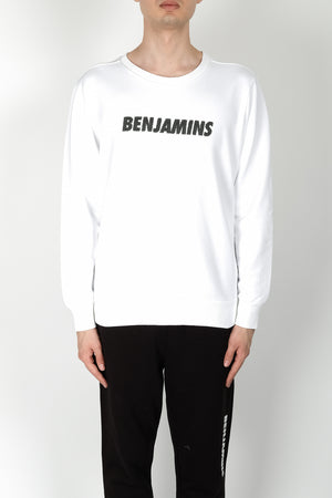 Les Benjamins Nacre Sweatshirt In White - CNTRBND