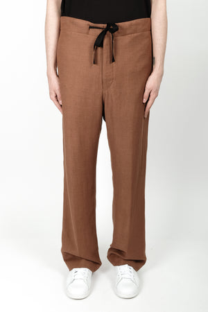 
                
                    Load image into Gallery viewer, Ann Demeulemeester Larry Trousers In Terracotta - CNTRBND
                
            