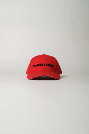 Places+Faces 3D Embroidery Logo Cap In Red - CNTRBND