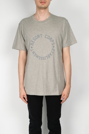 Resort Corps Varsity Etablissement T-Shirt In Grey - CNTRBND