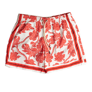 
                
                    Load image into Gallery viewer, DRIES VAN NOTEN Phibbs Floral Swim Shorts In Red - CNTRBND
                
            
