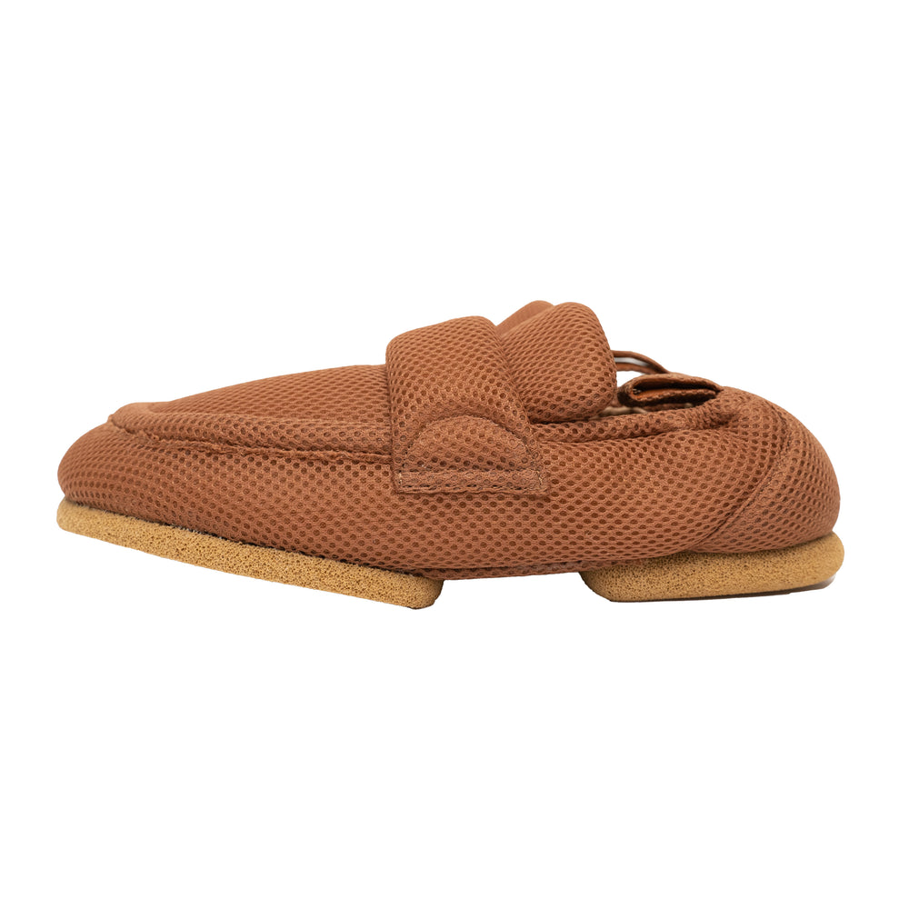 DRIES VAN NOTEN Mesh Padded Loafer In Camel - CNTRBND