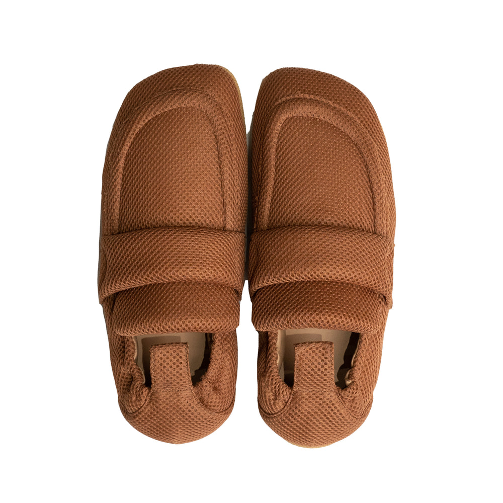 DRIES VAN NOTEN Mesh Padded Loafer In Camel - CNTRBND