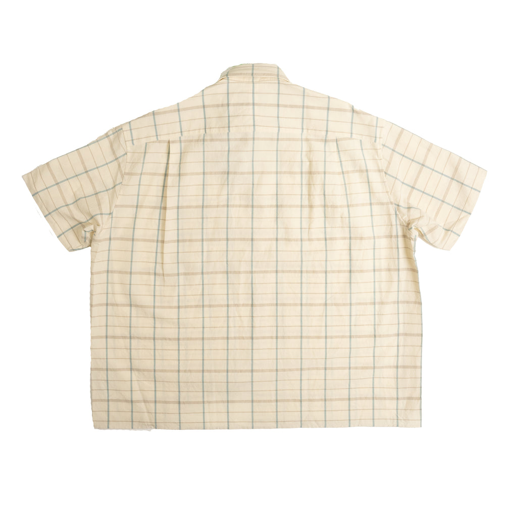 Etudes Illusion S/S Check Shirt In White - CNTRBND