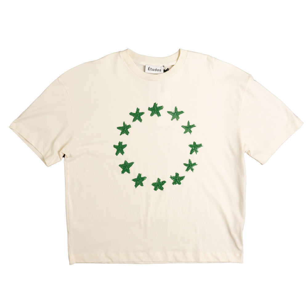
                
                    Load image into Gallery viewer, Etudes Spirit Painted Stars T-Shirt In White - CNTRBND
                
            