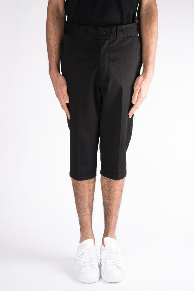 Herman Market Cropped Cotton Work Pant In Black - CNTRBND