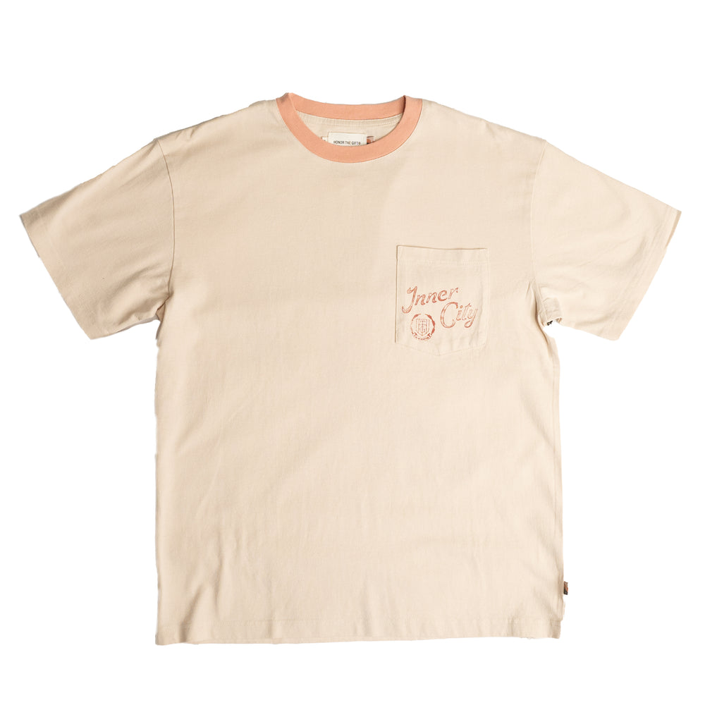 
                
                    Load image into Gallery viewer, Honor The Gift Neighborhood Pocket Tee In Cream - CNTRBND
                
            