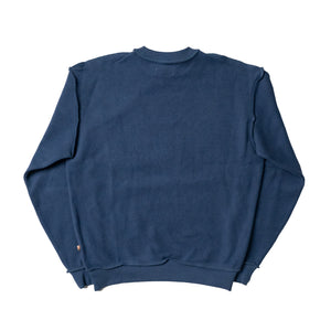 HONOR THE GIFT Weathered Crewneck In Navy - CNTRBND