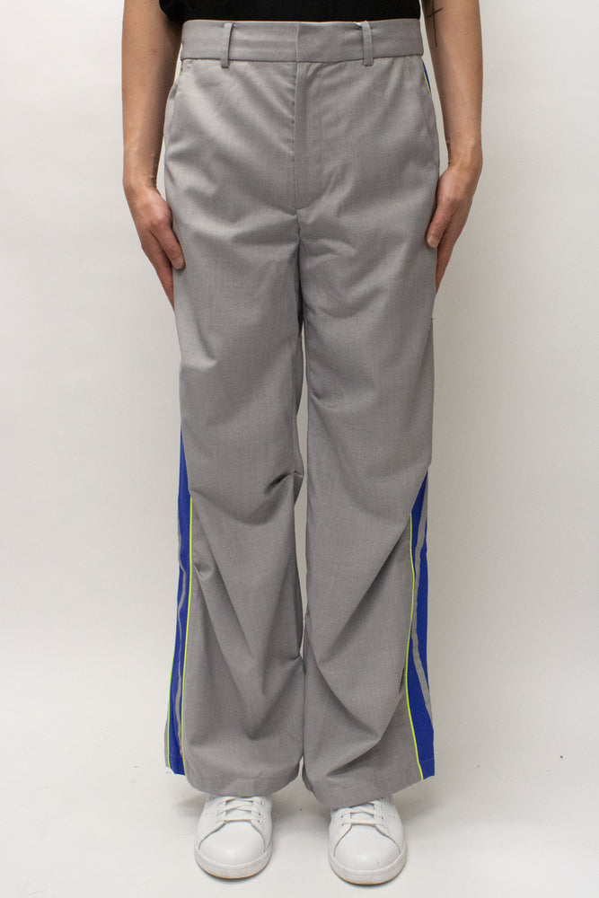 Ader Error Thunder Track Trousers In Grey - CNTRBND