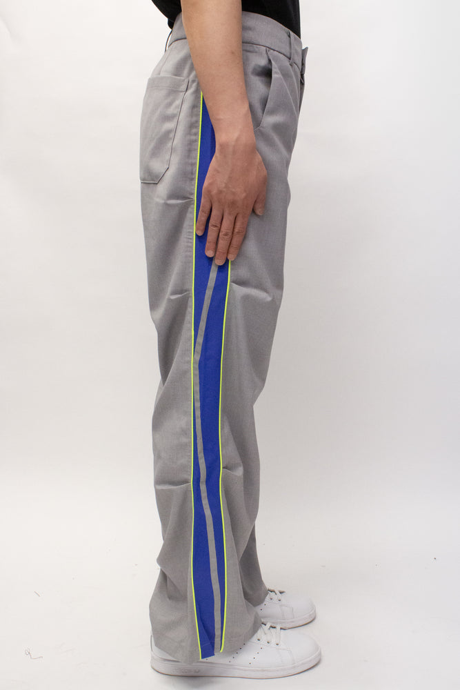 Ader Error Thunder Track Trousers In Grey - CNTRBND