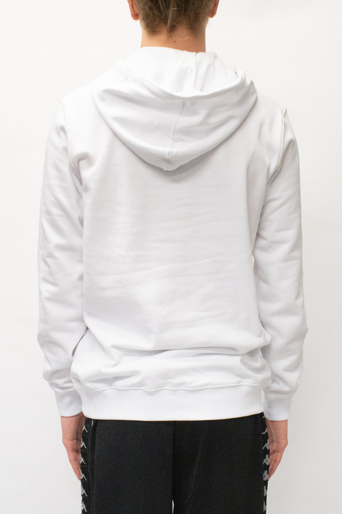 Kappa Kontroll Set In Sleeve Hoodie In White/Grey - CNTRBND