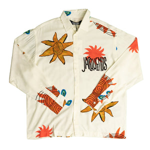 
                
                    Load image into Gallery viewer, Jacquemus La Chemise Baou Sun Shirt In Ivory - CNTRBND
                
            