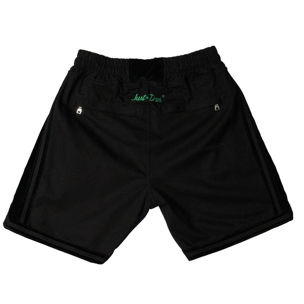 
                
                    Load image into Gallery viewer, JUST DON Islanders Shorts In Black - CNTRBND
                
            