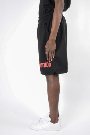 Marcelo Burlon Santos Shorts In Black - CNTRBND