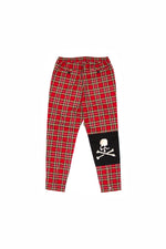 Mastermind World Tartan Patch Pant In Red - CNTRBND