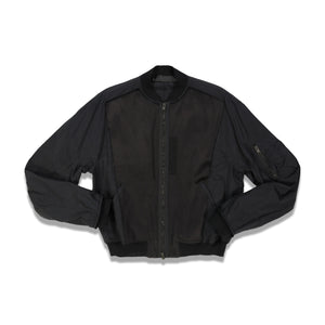 
                
                    Load image into Gallery viewer, Maitre Bomber Jacket In Black - CNTRBND
                
            