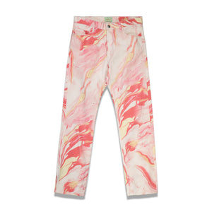 Marble Lilly Jeans In Pink - CNTRBND