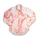 Marble Western Shirt In Pink - CNTRBND