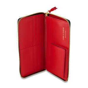 
                
                    Load image into Gallery viewer, COMME DES GARCONS Big Logo Long Portfolio Wallet In Red - CNTRBND
                
            