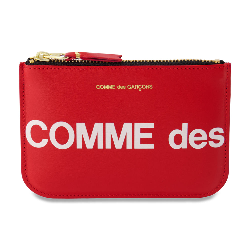 
                
                    Load image into Gallery viewer, Big Logo Zip Pouch In Red - CNTRBND
                
            