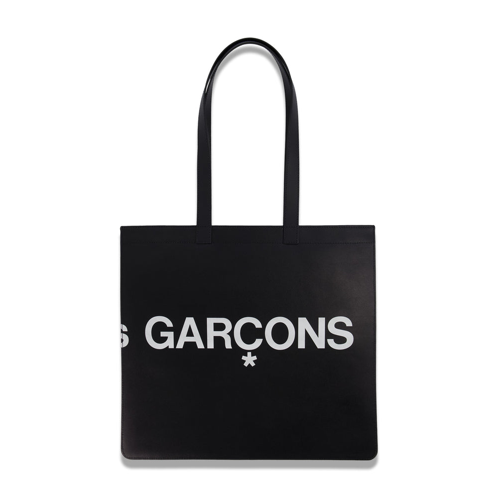 
                
                    Load image into Gallery viewer, COMME DES GARCONS Big Logo Tote In Black - CNTRBND
                
            