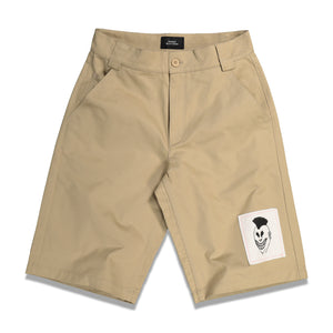 
                
                    Load image into Gallery viewer, RASSVET Hardcore Patch Shorts In Beige - CNTRBND
                
            
