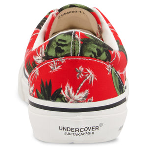 UNDERCOVER Floral Low Cut Shoes In Red - CNTRBND