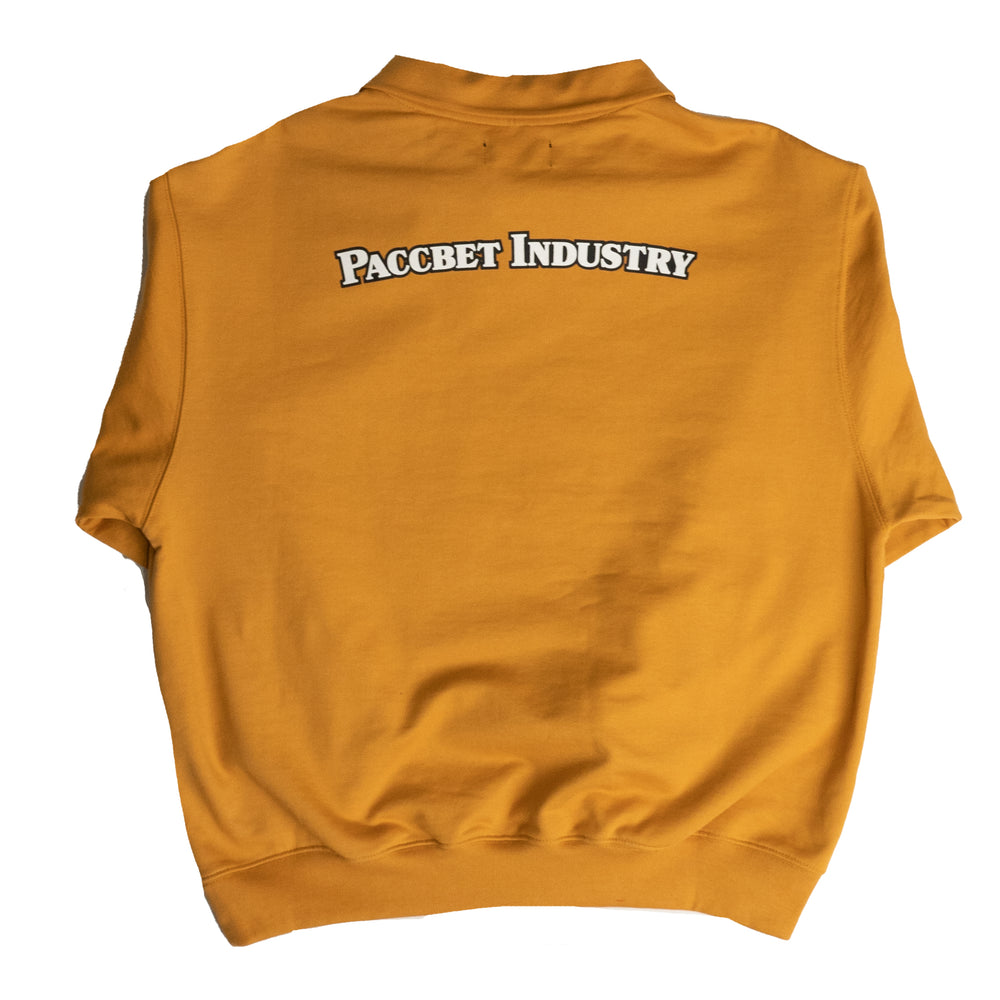 
                
                    Load image into Gallery viewer, RASSVET Varsity Collared Sweatshirt In Orange - CNTRBND
                
            