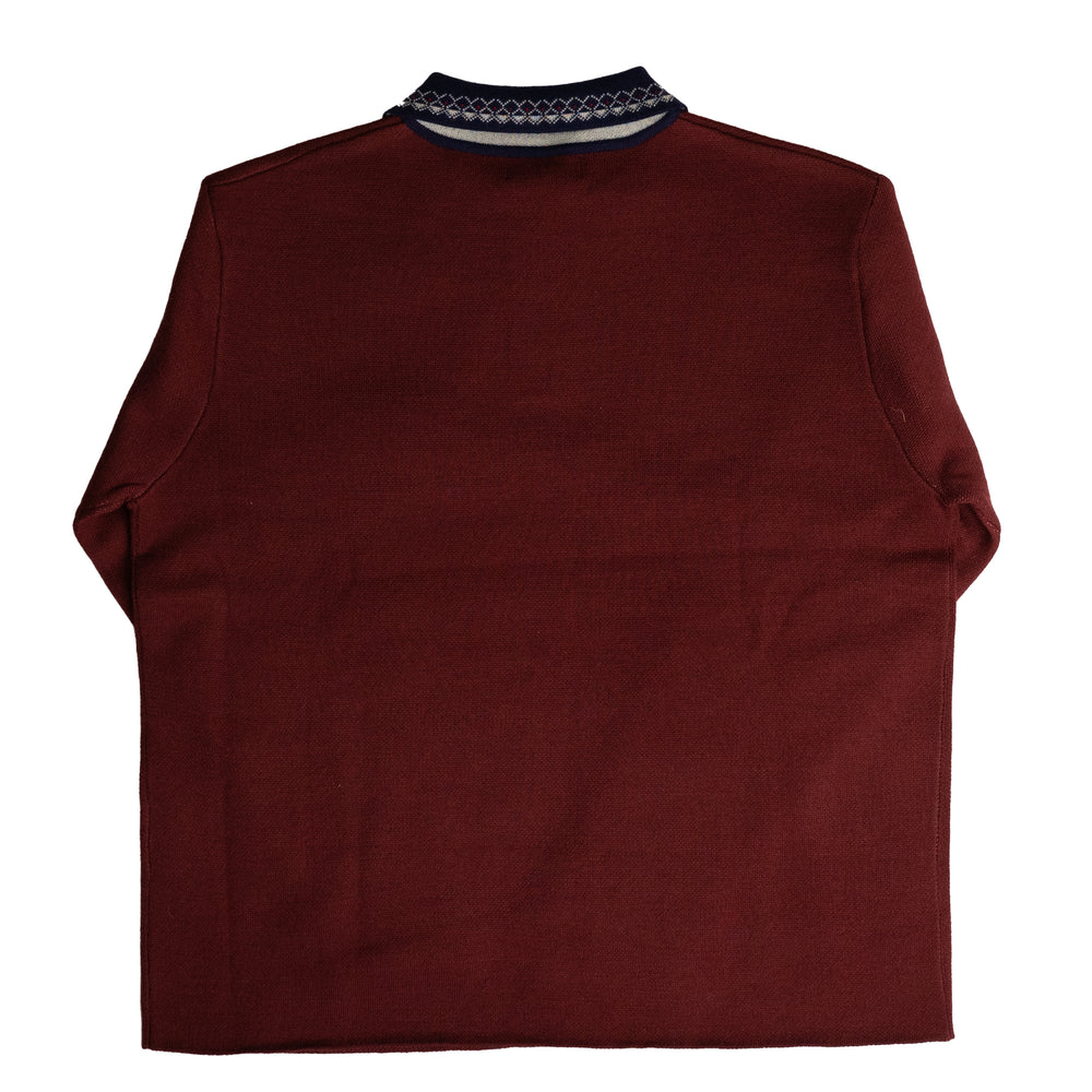 
                
                    Load image into Gallery viewer, RASSVET Logo Polo In Dark Red - CNTRBND
                
            