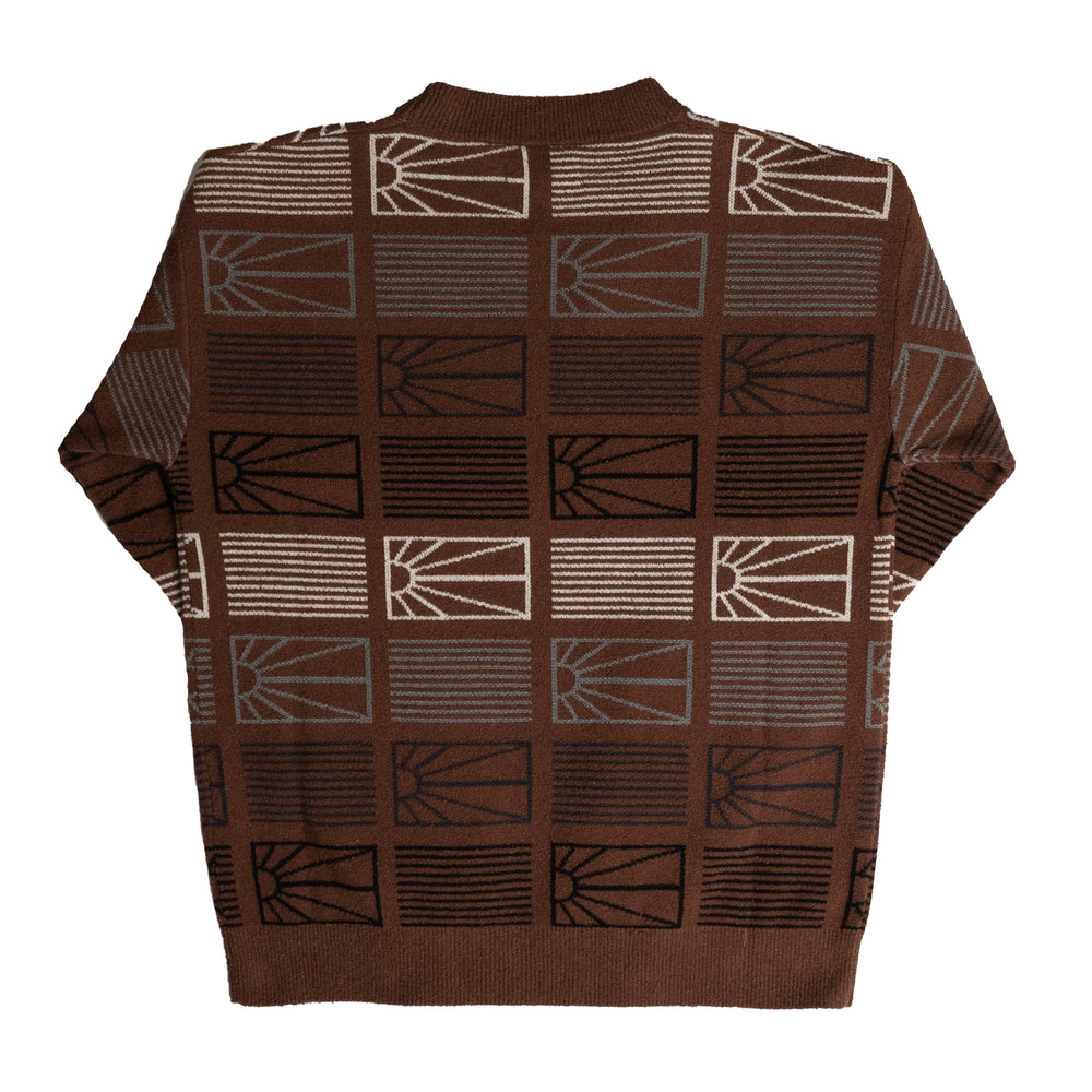 
                
                    Load image into Gallery viewer, RASSVET Logo Sweater In Brown - CNTRBND
                
            