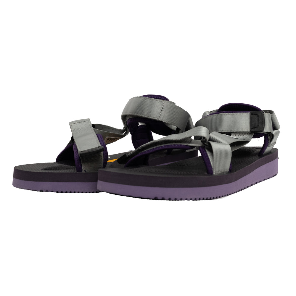 
                
                    Load image into Gallery viewer, SUICOKE DEPA-V2 Sandals In Grey/Purple - CNTRBND
                
            