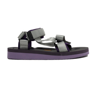 
                
                    Load image into Gallery viewer, SUICOKE DEPA-V2 Sandals In Grey/Purple - CNTRBND
                
            