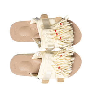 SUICOKE HOTO-Cab Sandals In Off White - CNTRBND