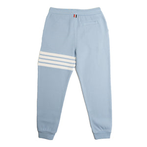 
                
                    Load image into Gallery viewer, Thom Browne Waffle Sweatpants In Lt Blue - CNTRBND
                
            