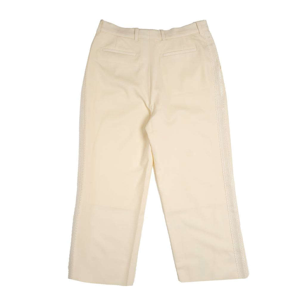 
                
                    Load image into Gallery viewer, Wales Bonner Dusk Trousers In Ivory - CNTRBND
                
            