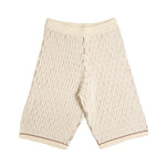 Wales Bonner Rumba Shorts In Ivory - CNTRBND