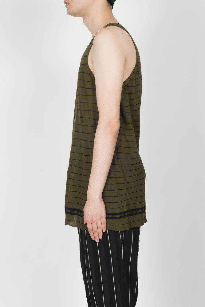 
                
                    Load image into Gallery viewer, Haider Ackermann Haddad Knitted Tanktop In Ivory - CNTRBND
                
            