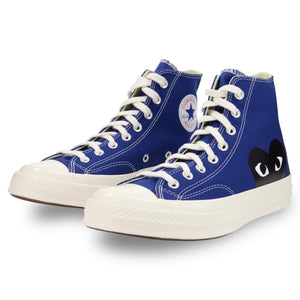
                
                    Load image into Gallery viewer, PLAY x Converse Chuck 70 High In Blue - CNTRBND
                
            