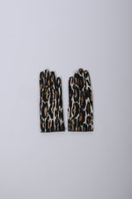 Raf Simons Animal Fabric Gloves In Ecru/Brown - CNTRBND